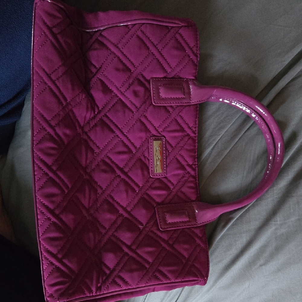 Vera Bradley Quilted Fuchsia Shoulder Bag Never Used